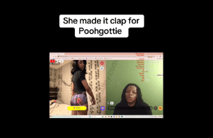 Bop On Video App Took Off Her Draws Just To Make It Clap For A Random Guy