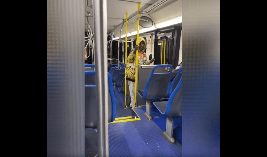 Girl Goes Off On A Creep That Kept Following Her To All Her Destinations While Riding The Public Bus