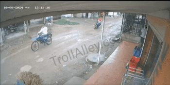 Man Hit With Flying Bullets While Riding On A Motorcycle With His Mother