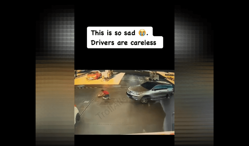 Woman Thought This Careless Driver Would Stop For Her