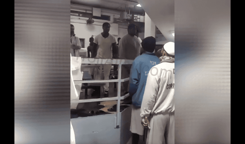 Prison War Caught On Camera About To Break, After Prisoners Wasn’t Getting Along With The Other Side