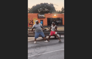 OG Gets Knocked Out After Playing With Young Guy During A Road Rage!