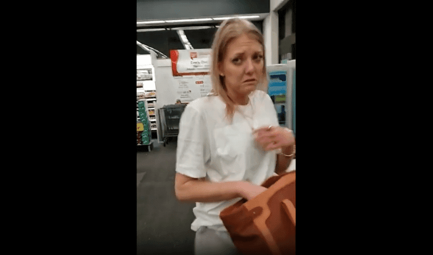 Karen Gets Caught Stealing And Was Forced To Walk Back In Store To Put Items Back By Manager!