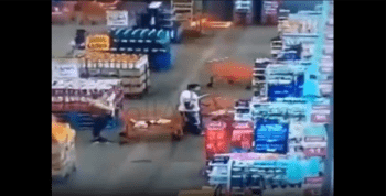 Woman Kept Bumping A Man With Her Shopping Cart And This Happened!