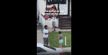 Girl Pulled Up But Her Brother Wasn’t Going For It!