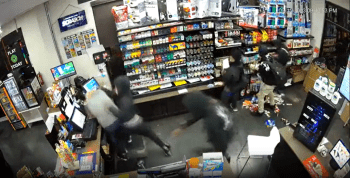6 Men Robbed Store While Attacking Female Store Clerk!