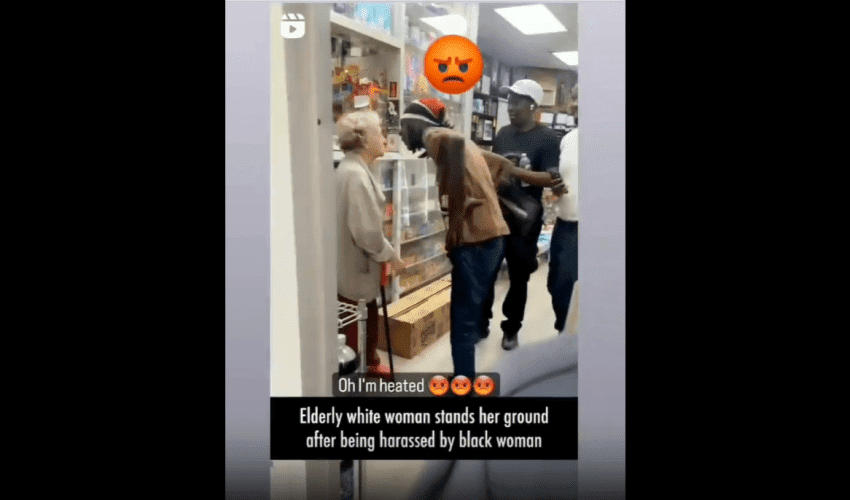 Elderly Woman Gets Harassed And Smacked Up In Store!