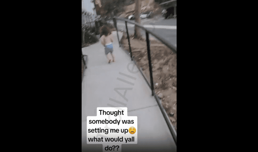 Man Saves Child From Danger After He Caught Her Roaming The Streets!
