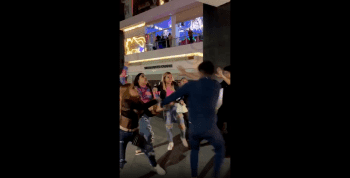 Dude Gets Jumped And Then Knocked Out After He Headbutted A Girl That Rejected Him!