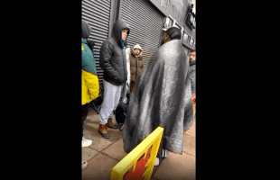 Dude Goes Off On A Certain Group Of Homeless People That Tried To Skip His People In Line!