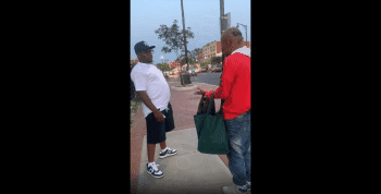 Dude Gets Violated For Asking A Guy To Give His Money!