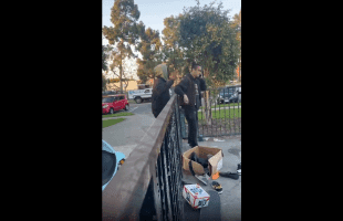 Dude Gets Smacked Up After He Disrespected A Man About Using His Phone!