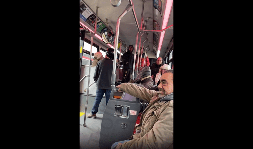 Dude Put Hands On A Grown Man After He Put His Hands On A Minor On The Bus!