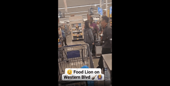 Woman Used Bottle On A Entitled Karen After She Took The Self Checkout From Her While She Was Using It!