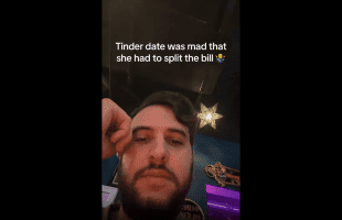 Dude Makes His Tinder Date Split The Bill After Asking Her Out For Dinner!