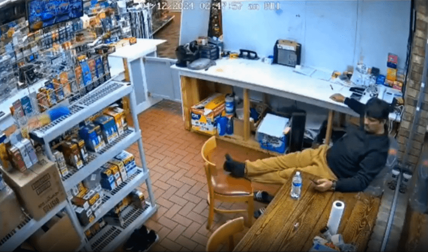 Store Clerk Was Minding His Business While On His Job Until This Happened!