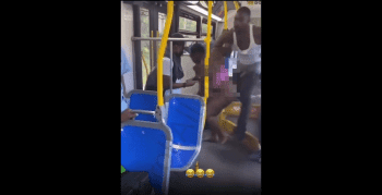 Couple Gets Into A Altercation On The Public Bus After Intercourse!