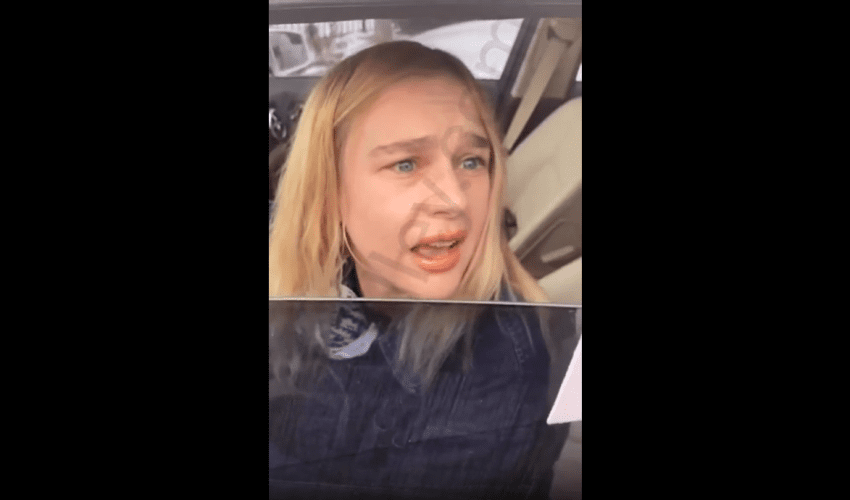 Weird Acting Woman Was Scared To Give A Man Her Insurance After Hitting His Car!