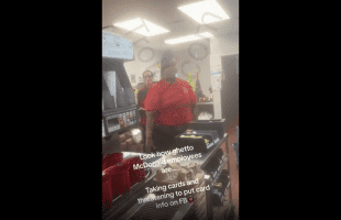 Mcdonalds Employee Steals Customer Debit Card And Threaten To Break It After She Got Confronted For Throwing Sauce On Her!