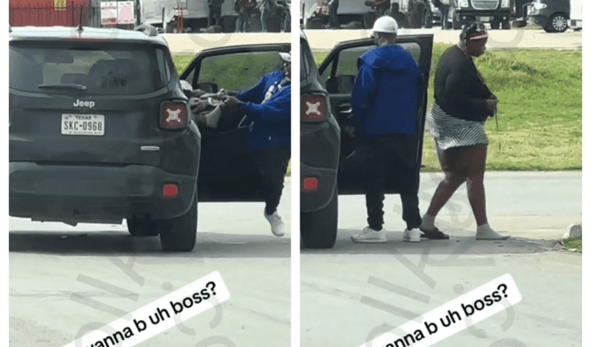 Dude Forcibly Pulled A Big Girl Out His Car After She Tried To Make Him Pay After Selling Him Some Trash Kitty