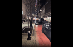 Dude Tried To Escape From New York Police In A Mercedes Benz But Failed!