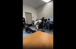 Boy Gets Violated In Class By His Girlfriend After She Found Out Her Cheated On Her!