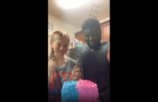 12 Year Old Girl Was Happy That She Was Having A Baby With A Black Boy During Gender Reveal!