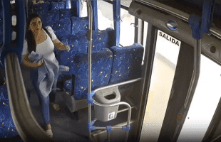 Woman Didn’t Look Both Ways Before Getting Off The Bus And This Happened!