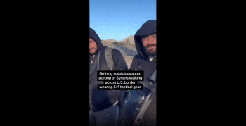 Border Patrol Caught A Group Of Syrians Walking Across US Border And Had To Ask Some Questions!