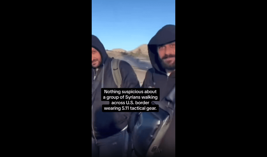 Border Patrol Caught A Group Of Syrians Walking Across US Border And Had To Ask Some Questions!