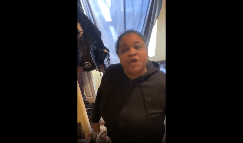 Mother Spits On Her Teen Son And Put Hands On Him After He Wouldn’t Leave Her House!