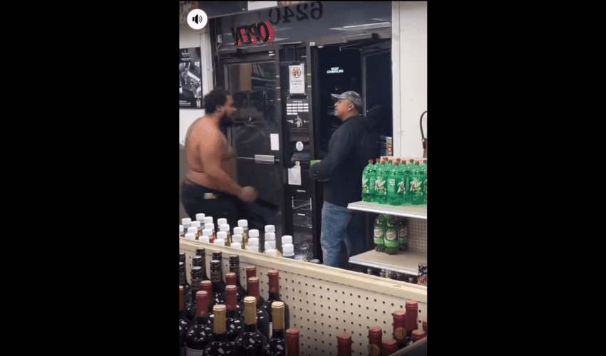 Guy Gets Knocked Out By A Paul Masson Drinker After He Pushed Him For Taking The Last Pint!