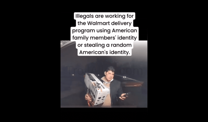 Woman Goes Off On Illegal Immigrant After He Delivered Her Walmart Package Instead Of The Assigned Driver!