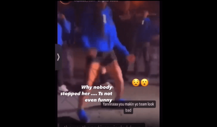 Girl Stained Pad Falls Out During Dance Performance!