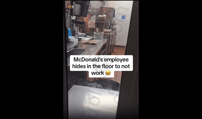 Mcdonalds Employee Hides From Hungry Customer At Drive Thru Because She Didn’t Want To Work!