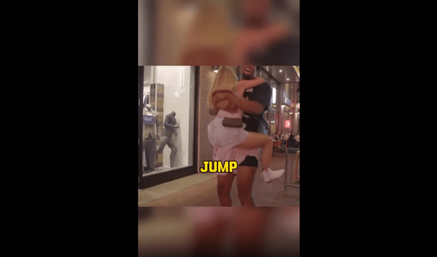 White Woman Jumps On Black Man After She Told Him She Was Happily Married!