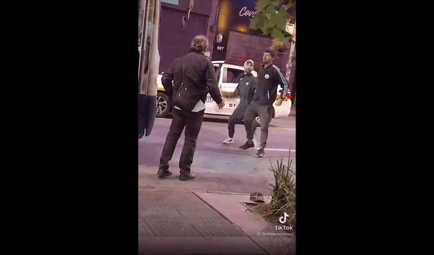 Dude Gets Violated By Taxi Cab Driver After He Tried To Fight A Old Bus Driver!
