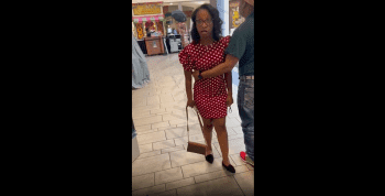 Woman Gets Mad And Approached A Man Aggressively After He Kept Looking At Her!