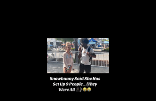 Snowbunny Admits On Camera That She Set Up 9 Black Men To Get Robbed!
