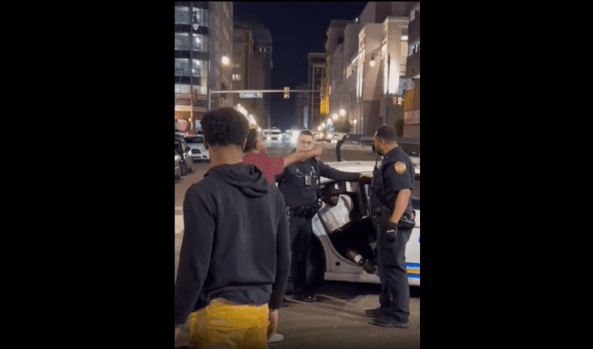 Dude Got Snatched Up By Police After He Tried To Check Them About Putting Hands On Him!
