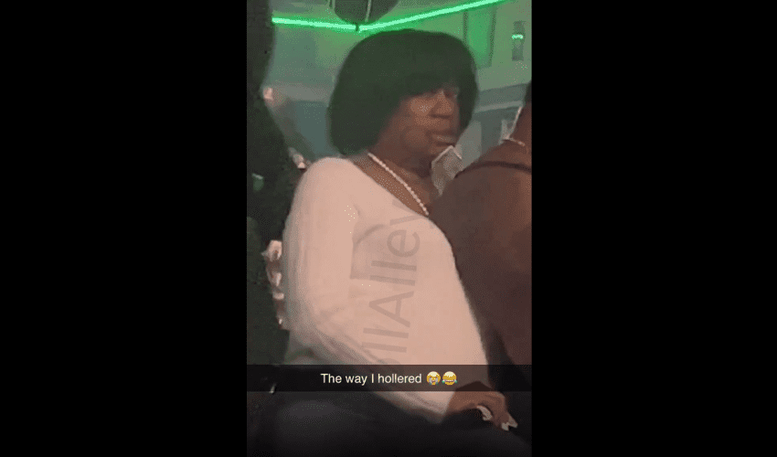 Somebody Grandma Out Here Loving The Dancers In The Club