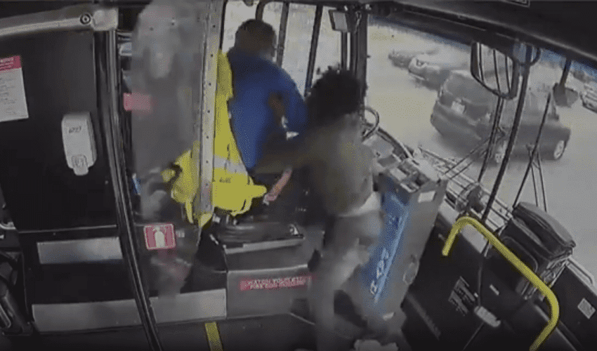 Public Bus Crashed After A Guy Attacked Bus Driver For Refusing To Let Him Off The Bus