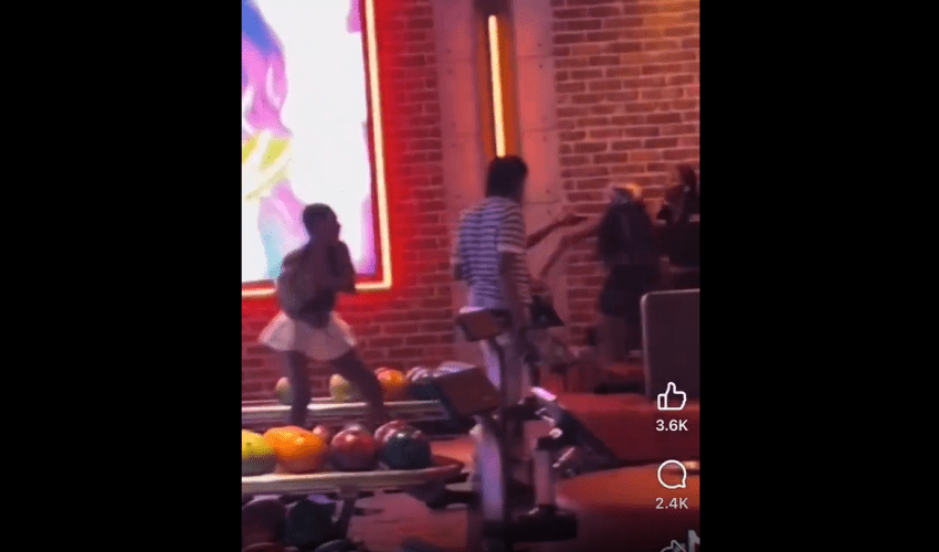 Girl Strikes A Girl Head With A Bowling Ball During A Altercation