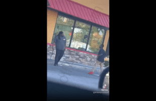 Popeyes Manager Puts Hands On A Man That Came In Asking For A Free Meal