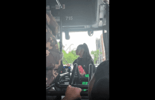 Female Bus Driver Put Hands On A 16 Year Old Girl That Called Her Hands On The Job