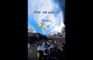 Hit And Run Didn’t Stop This Motorcycle From Rolling!