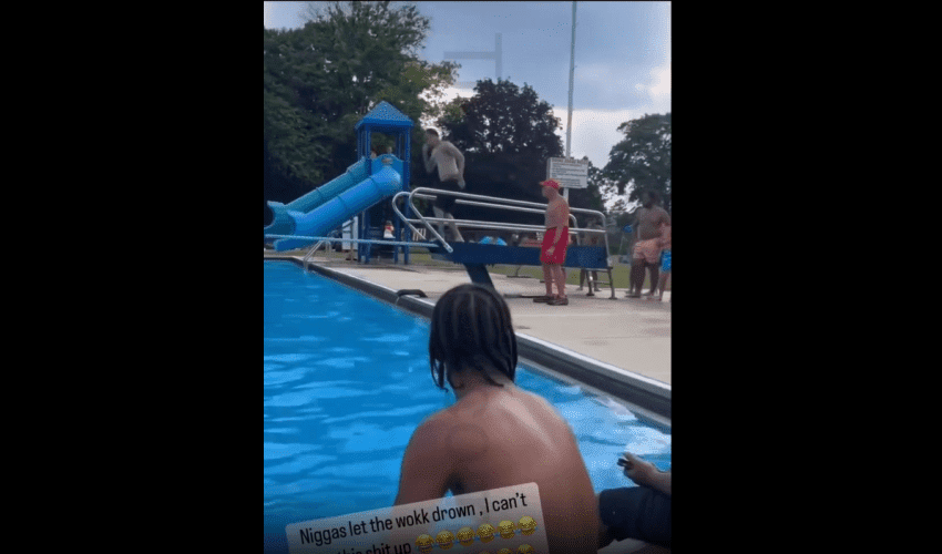 Theses Aint His Friends: Dude Gets Laughed At By His Homies After He Jumped In The Pool And Almost Drowned!