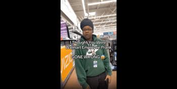 Stud Gets Mad After A Guy Kept Harassing Her About Working A Walmart