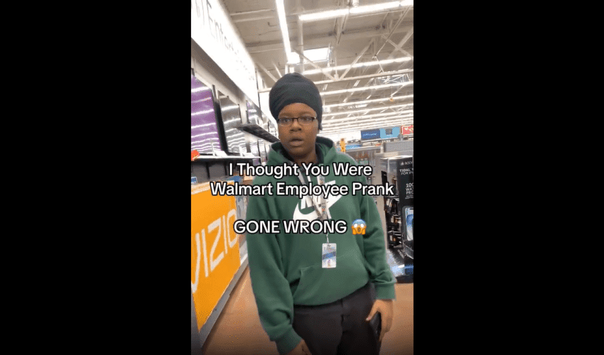 Stud Gets Mad After A Guy Kept Harassing Her About Working A Walmart