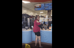 Woman Gets Caught By Nail Tech While Ordering Dominoes For Walking Out And Not Paying For Her Nails